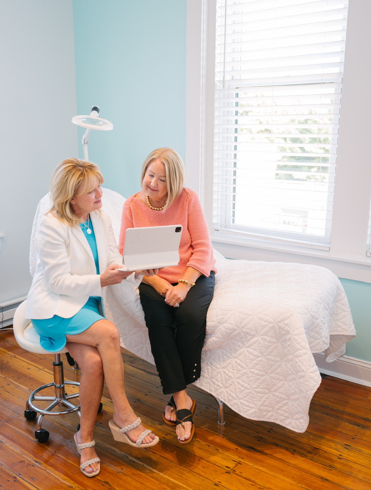 Nurse consultation with client
